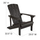Slate Gray |#| Star & Moon Fire Pit with Mesh Cover & 4 Slate Gray Poly Resin Adirondack Chairs