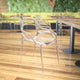Transparent Fluid Style Stacking Side Chair - Accent & Side Chair
