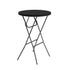 2.6-Foot Round Plastic Bar Height Folding Table