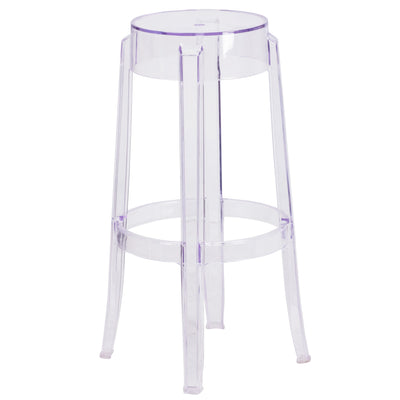 29.75'' High Transparent Barstool