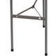 4-Foot Granite White Plastic Folding Table - Banquet / Event Folding Table