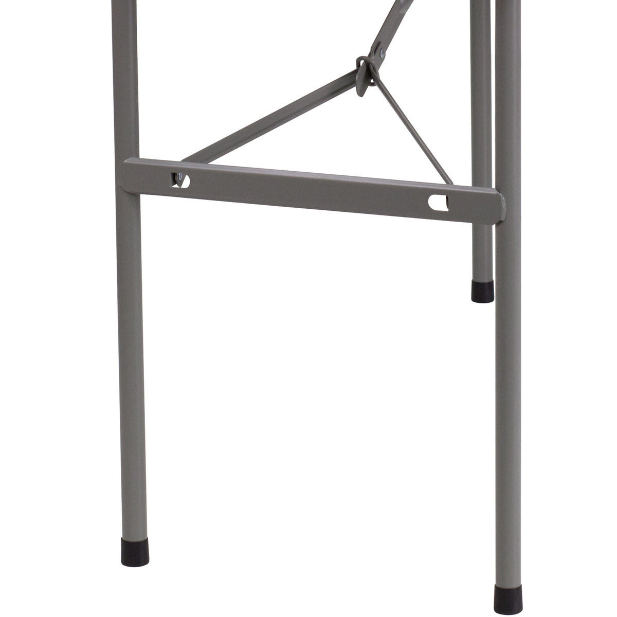 4-Foot Granite White Plastic Folding Table - Banquet / Event Folding Table