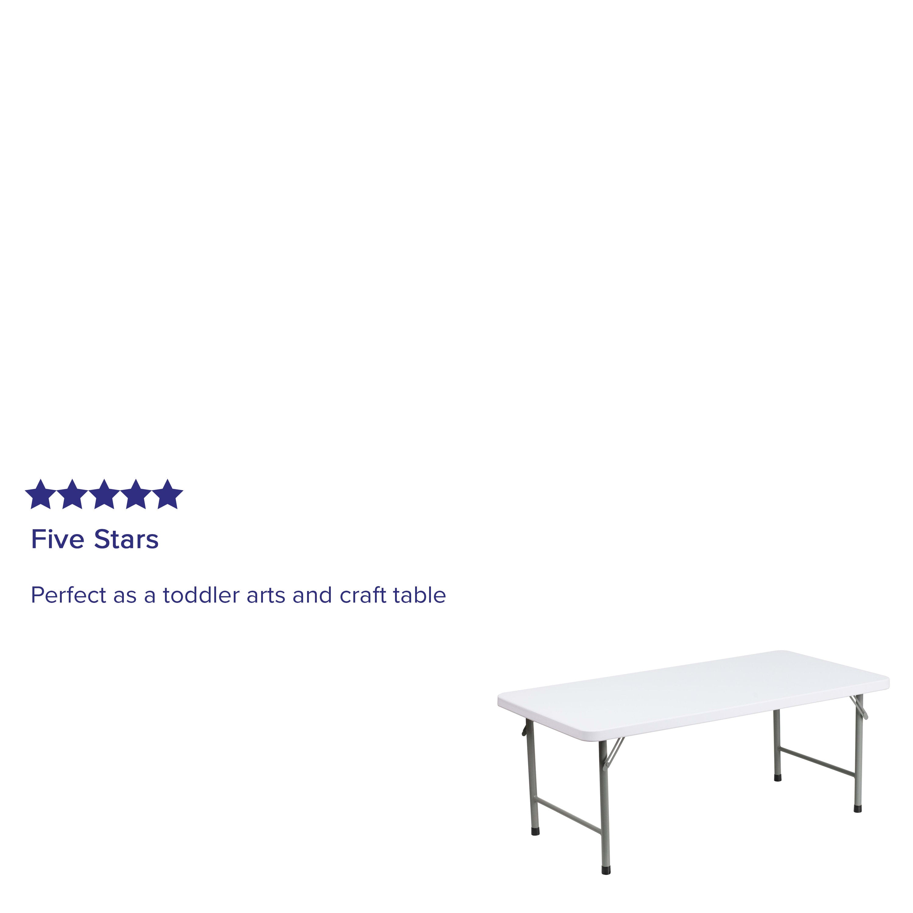 30x60x19 Plastic Fold Table RB 3060 KID Best Chiavari Chairs