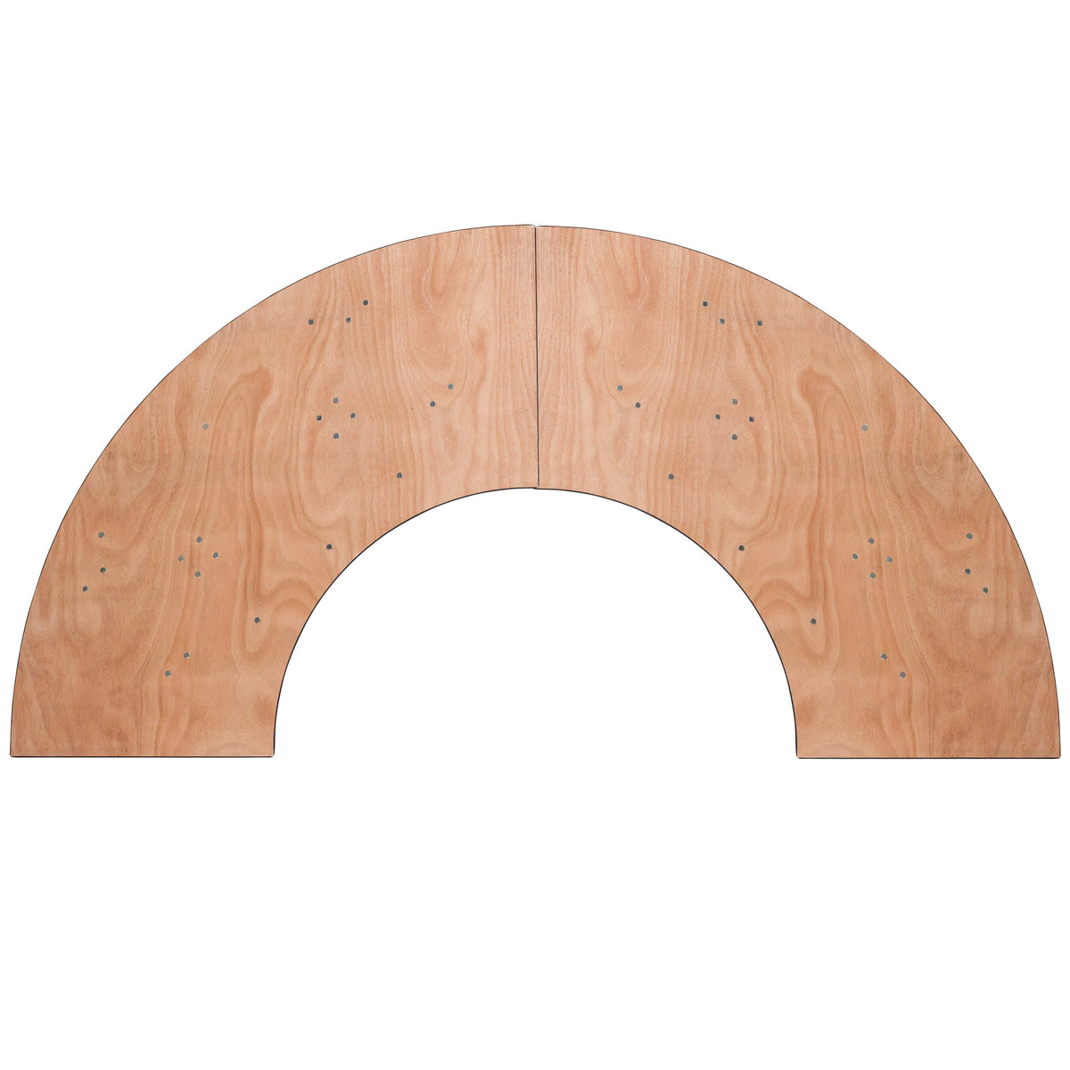 5.5 ft. x 2 ft. Serpentine Wood Folding Banquet and Hospitality Table