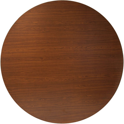 Advantage 5 ft. Round High Pressure Laminate Folding Banquet Table - View 2