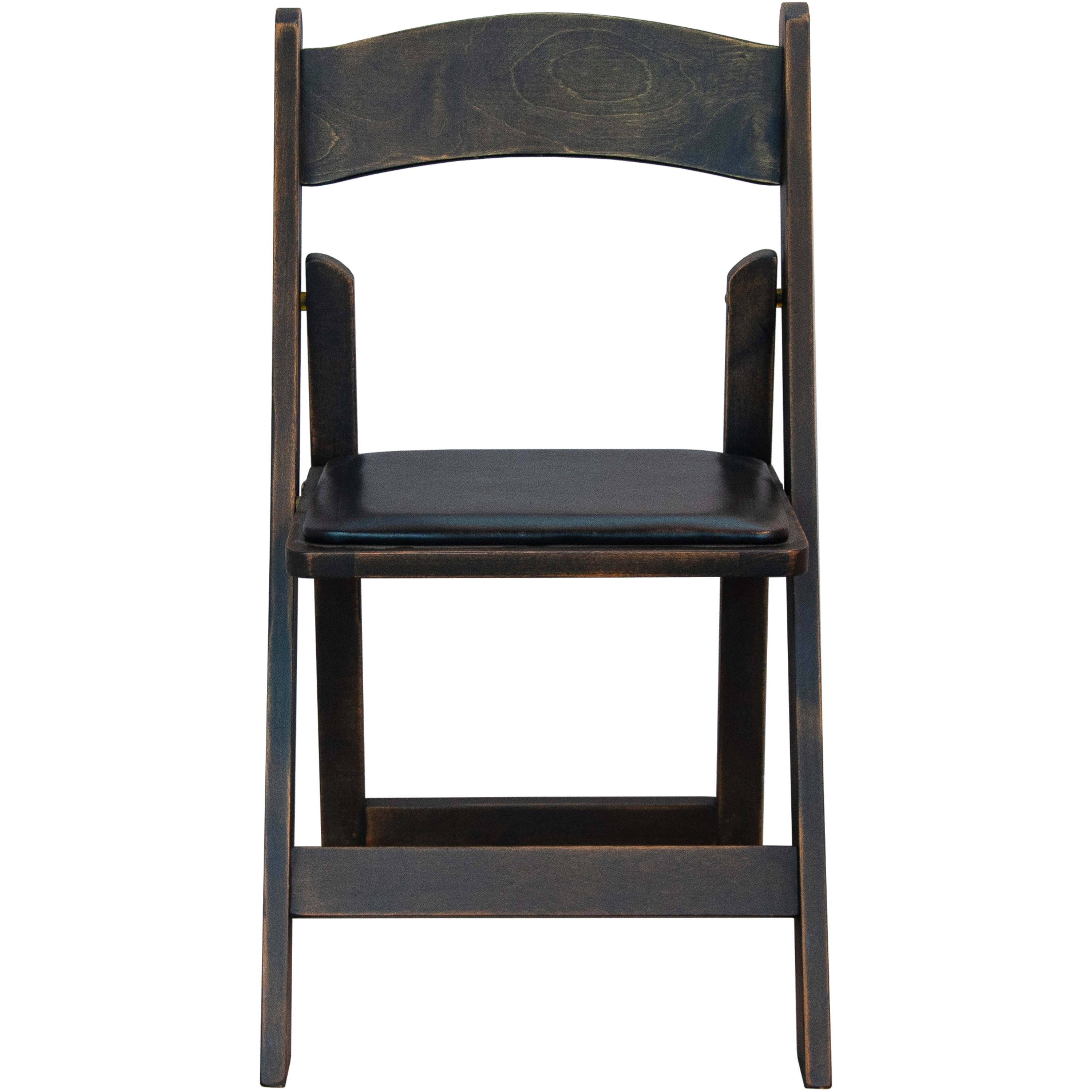 Wood folding chairs on sale with padded seats