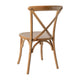 Light Brown |#| Light Brown X-Back Chair