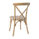 Natural White Grain |#| Natural With White Grain X-Back Chair