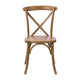 Dark Natural |#| Hand Scraped Dark Natural X-Back Chair