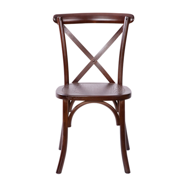 Walnut |#| Walnut X-Back Chair