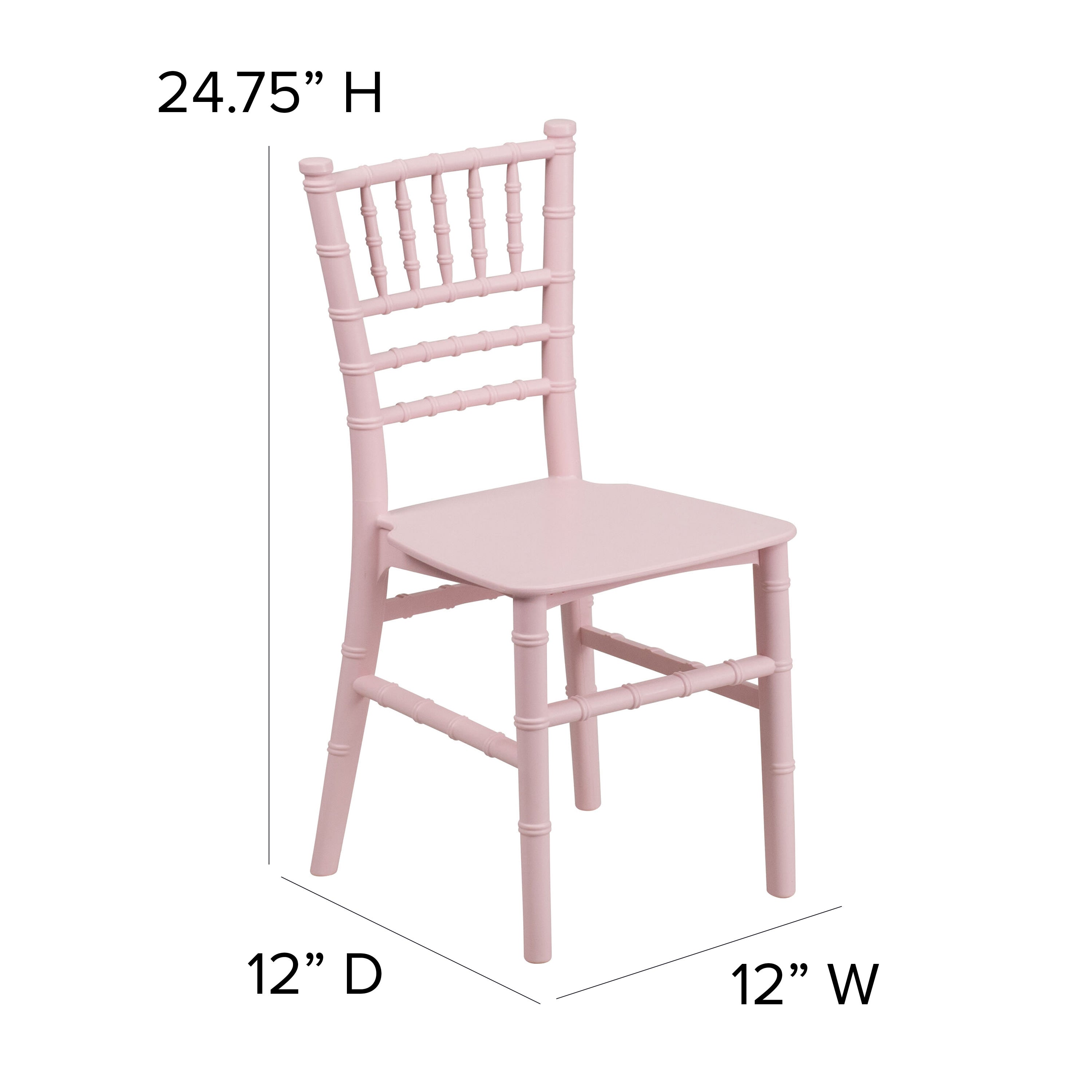 Kids white resin chiavari chair online