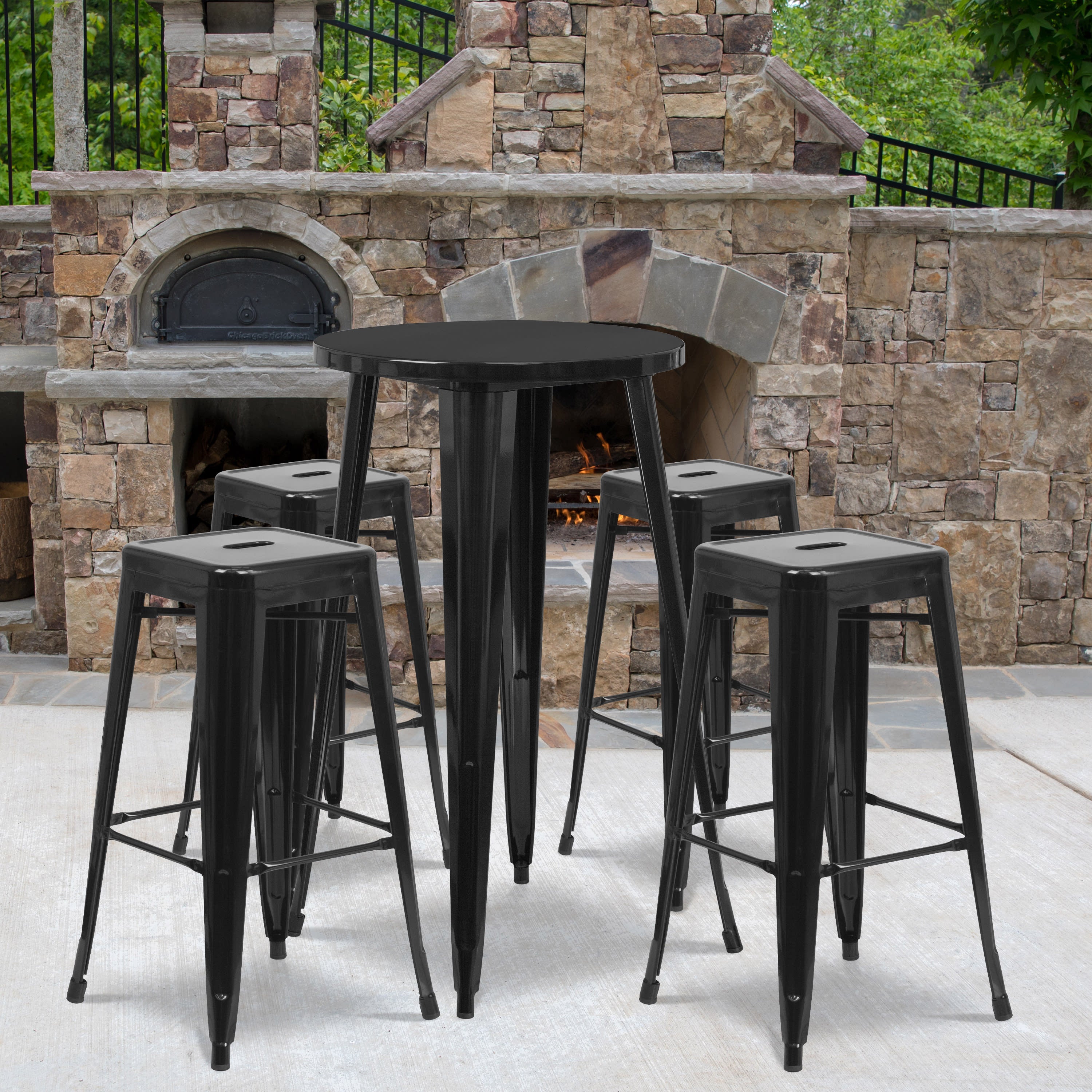 Indoor bar table set on sale
