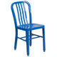 Blue |#| Blue Metal Indoor-Outdoor Chair - Kitchen Chair - Restaurant Seating