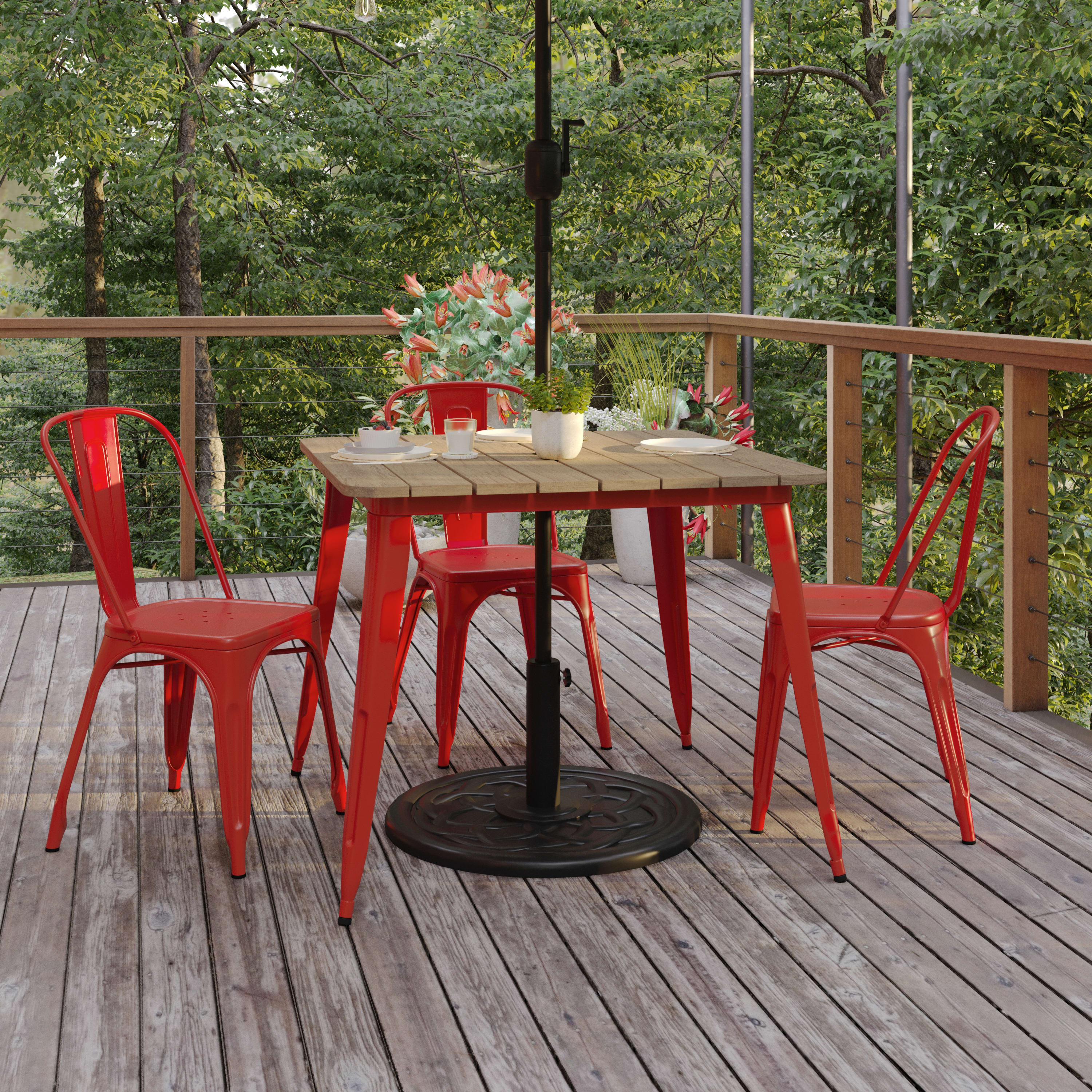 36 square patio table cheap