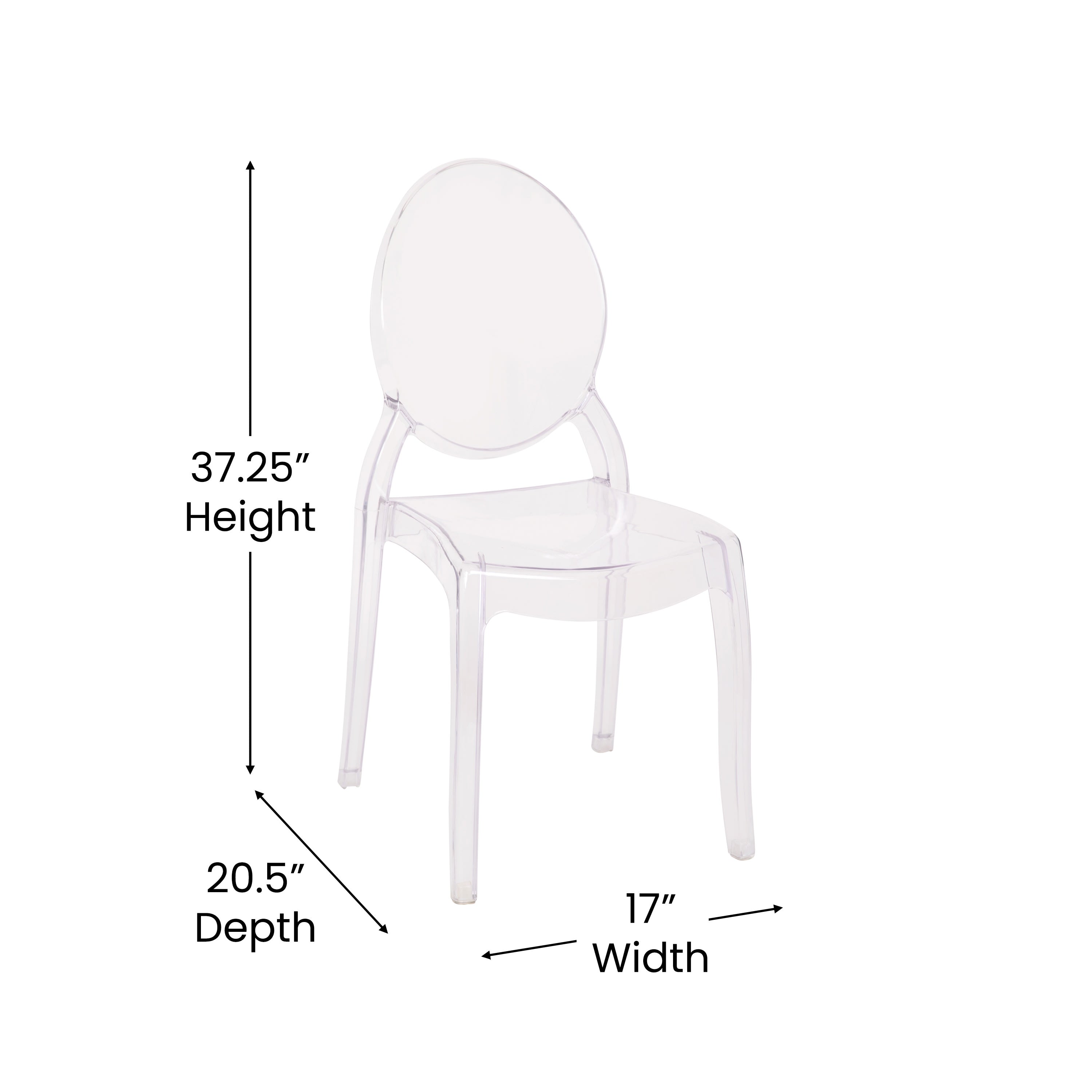 Black hotsell ghost chair