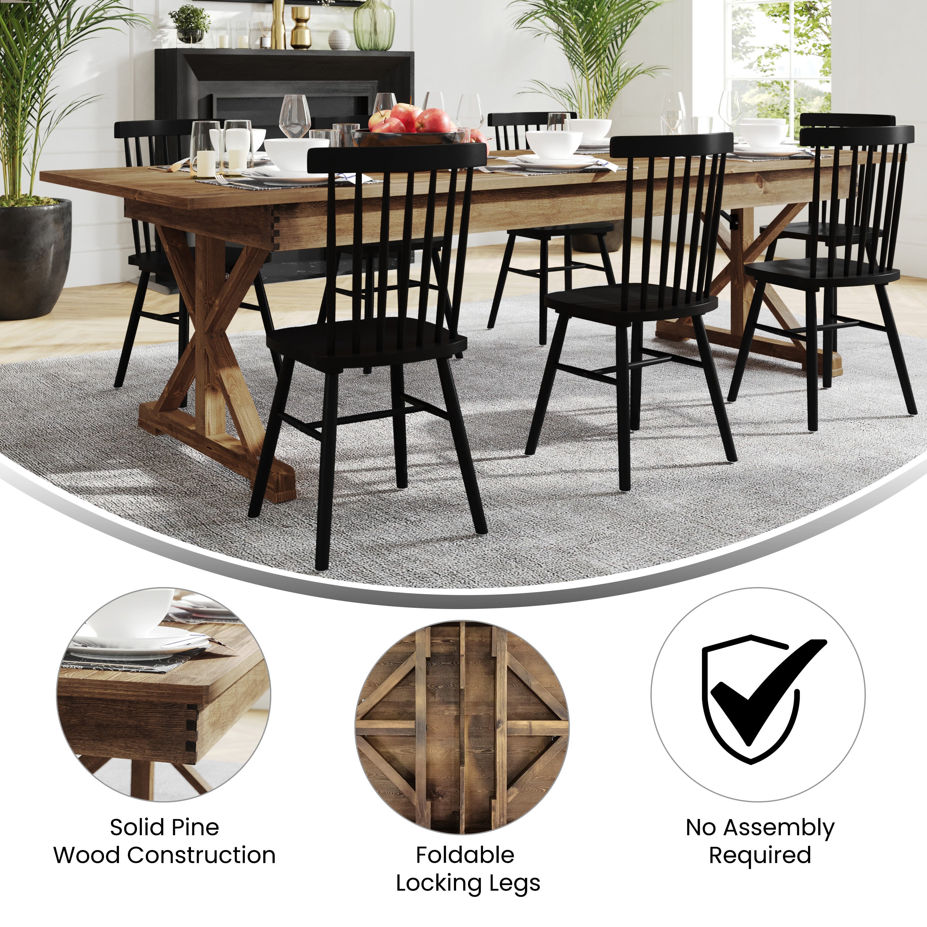 Farmhouse dining table seats 10 outlet