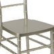 Champagne |#| Champagne Resin Stacking Chiavari Chair - Hospitality and Event Seating