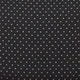 Black |#| Premium Triple Braced & Double Hinged Black Pin-Dot Fabric Metal Folding Chair
