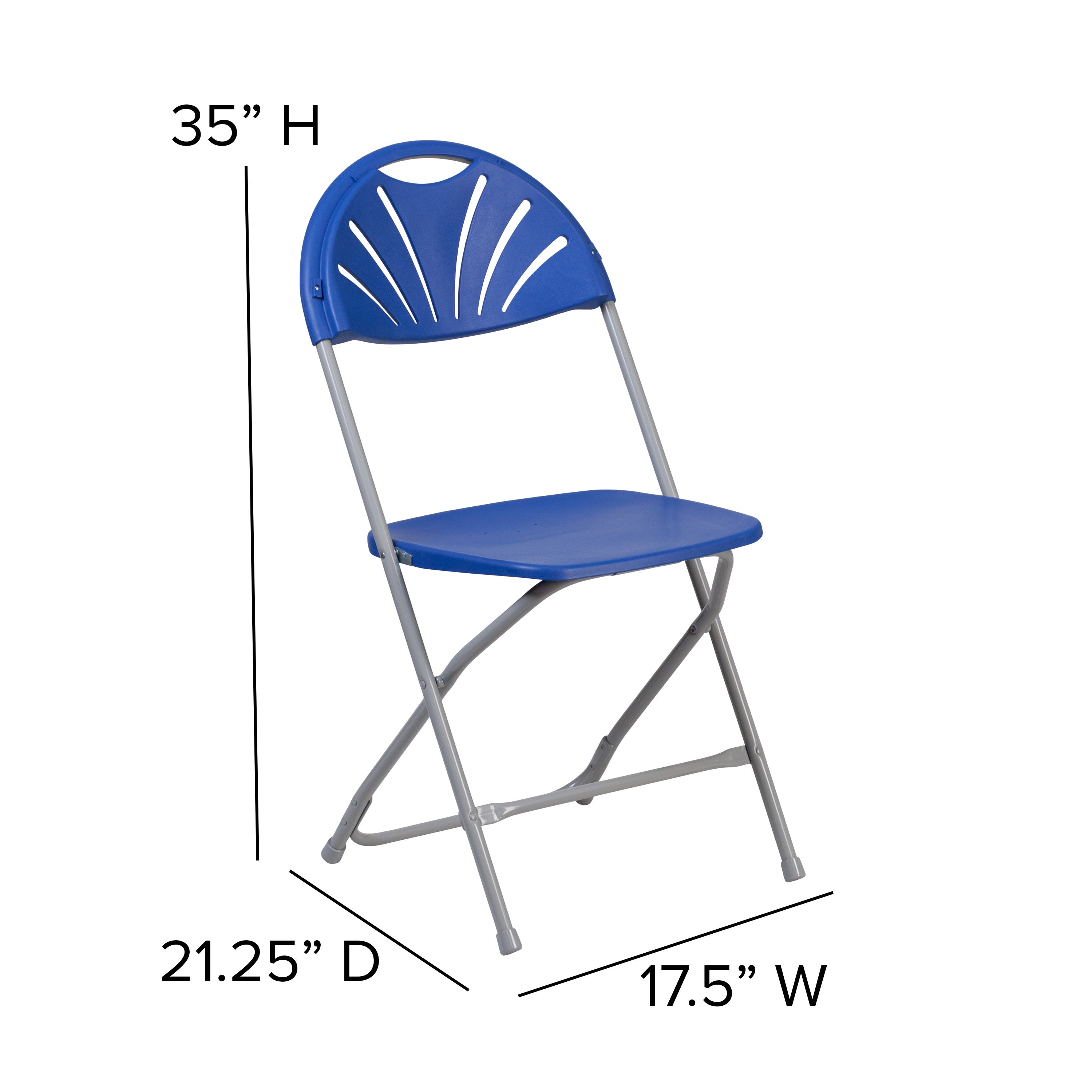 Plastic fan deals chair