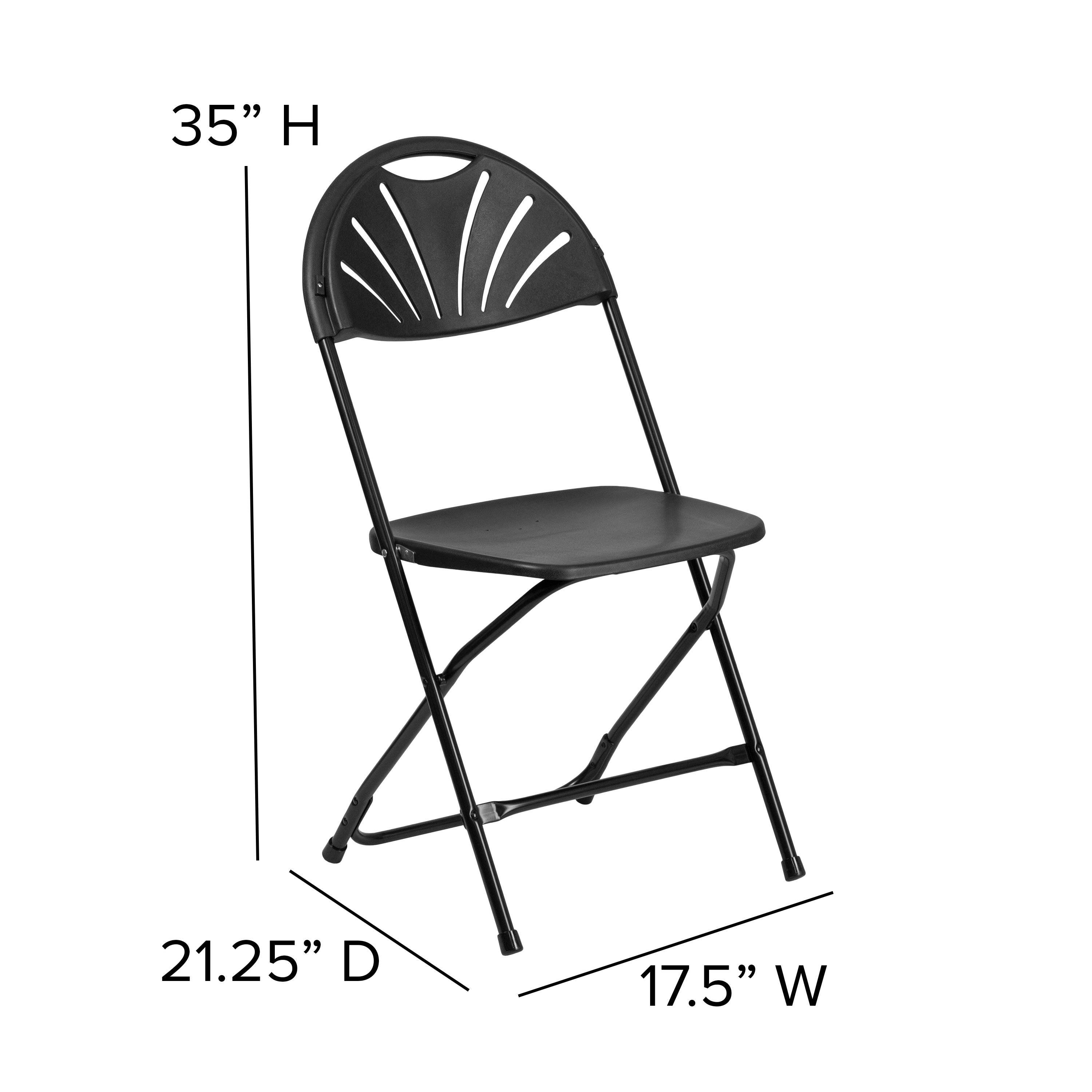 Plastic fan sales chair garden