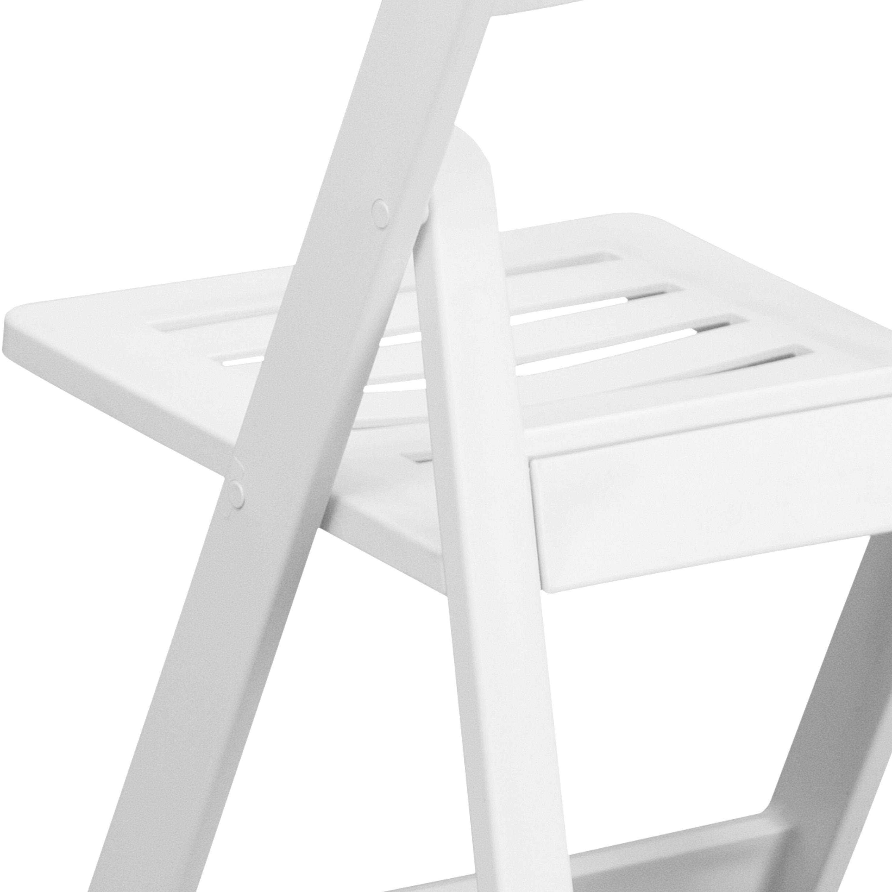 White resin outdoor deals folding chairs
