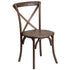 HERCULES Series Stackable Wood Cross Back Chair