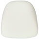 Ivory |#| Hard Ivory Fabric Chiavari Chair Cushion - Party and Dining Chair Accessories