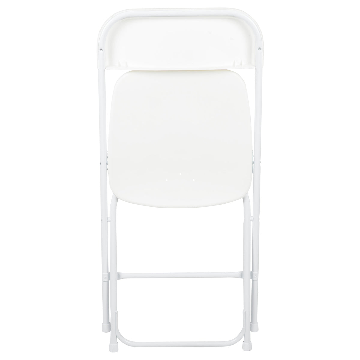 White |#| Folding Chair - White Plastic – 650LB Weight Capacity - Event Chair