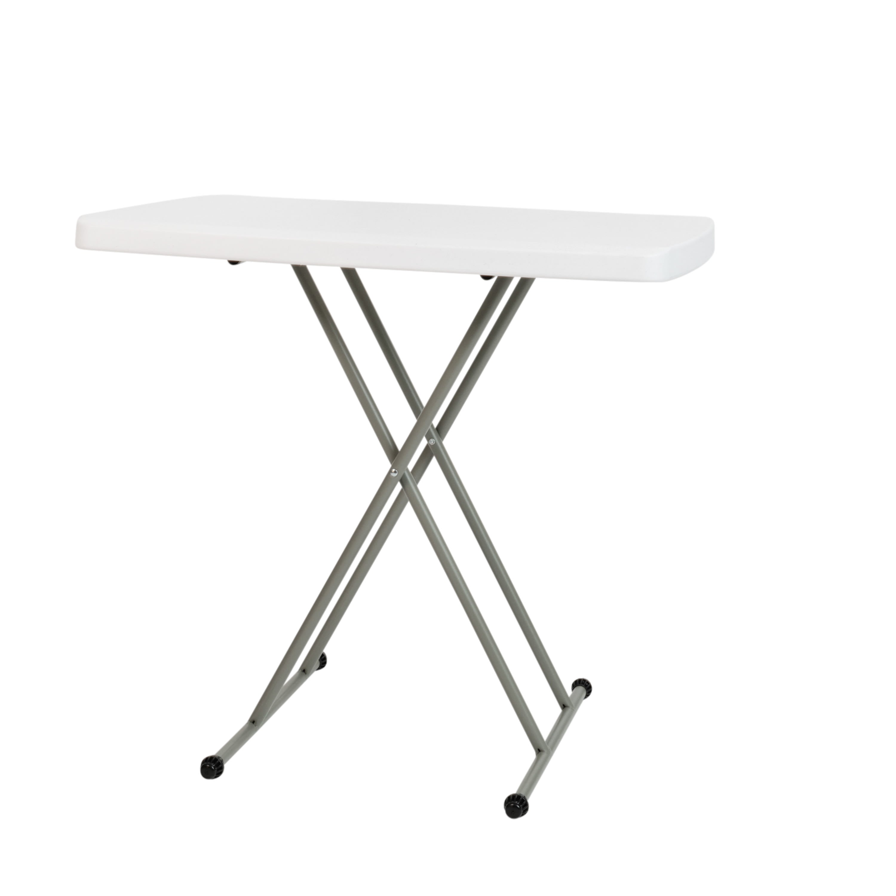 Small adjustable height on sale folding table