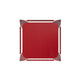 Red/Red |#| Indoor/Outdoor Backless Counter Stool with Poly Seat - Red/Red