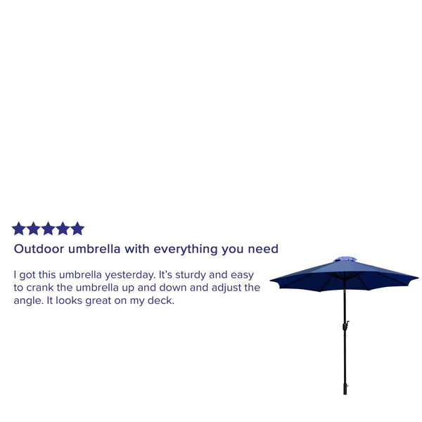 diameter of patio umbrella pole 9 FT Round Patio Umbrella GM-402003- – Best Chiavari Chairs