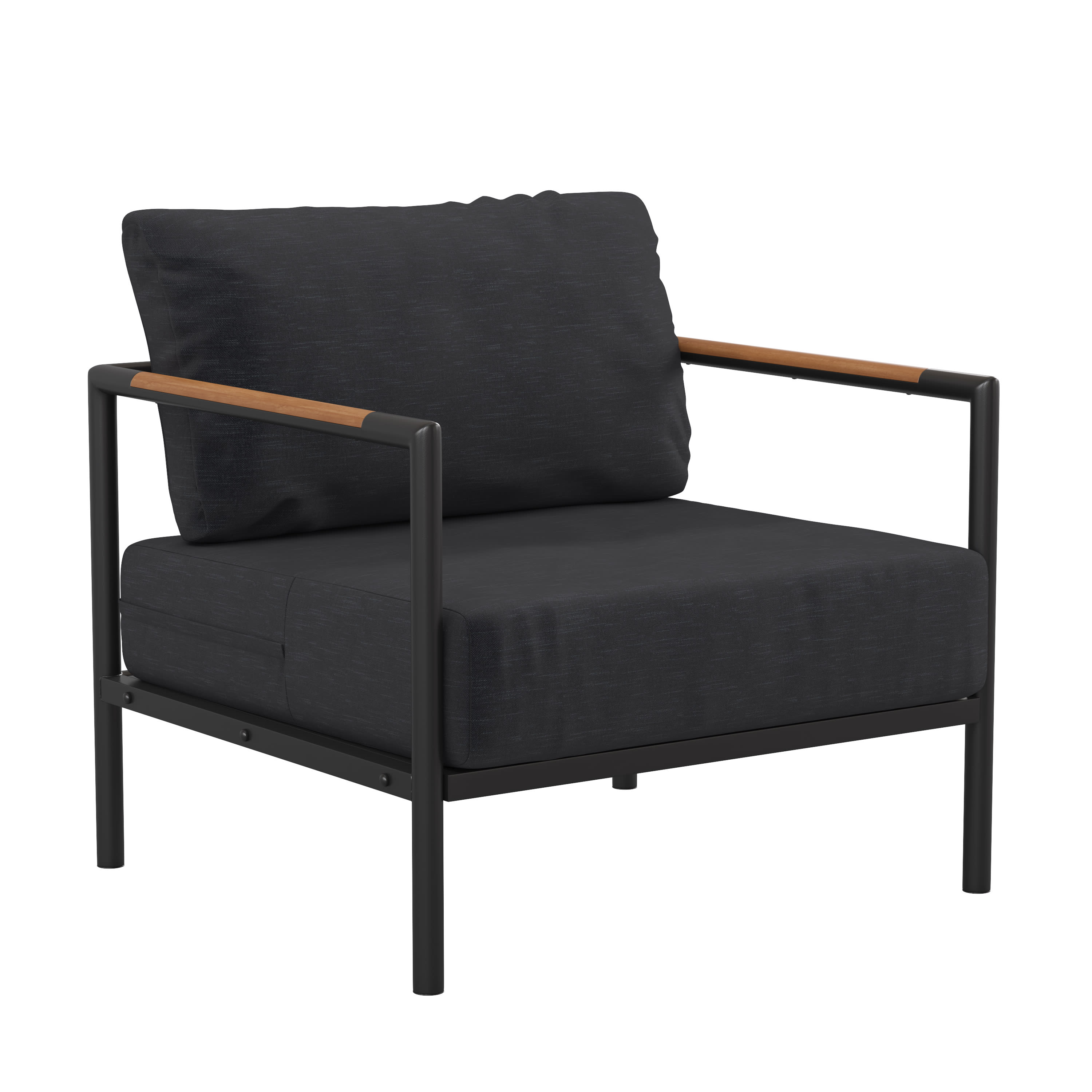 Patio chairs aluminum best sale frame