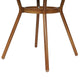 White & Navy Rattan/Natural Frame |#| Indoor/Outdoor Commercial Glass Top Bistro Table in White/Navy