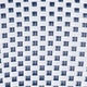 White & Navy Rattan/Natural Frame |#| Indoor/Outdoor Commercial Glass Top Bistro Table in White/Navy