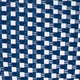 Navy & White Rattan/Natural Frame |#| Indoor/Outdoor Commercial Glass Top Bistro Table in Navy/White