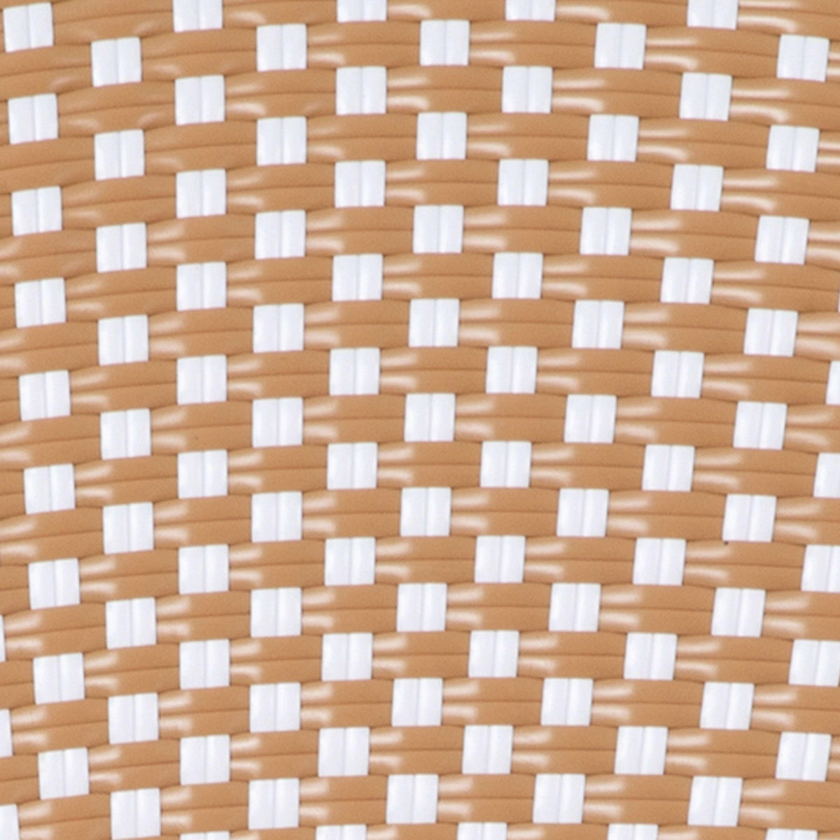 Natural & White Rattan/Light Natural Frame |#| Indoor/Outdoor Commercial Bistro Set with Table and 4 Chairs in Nat/Wht