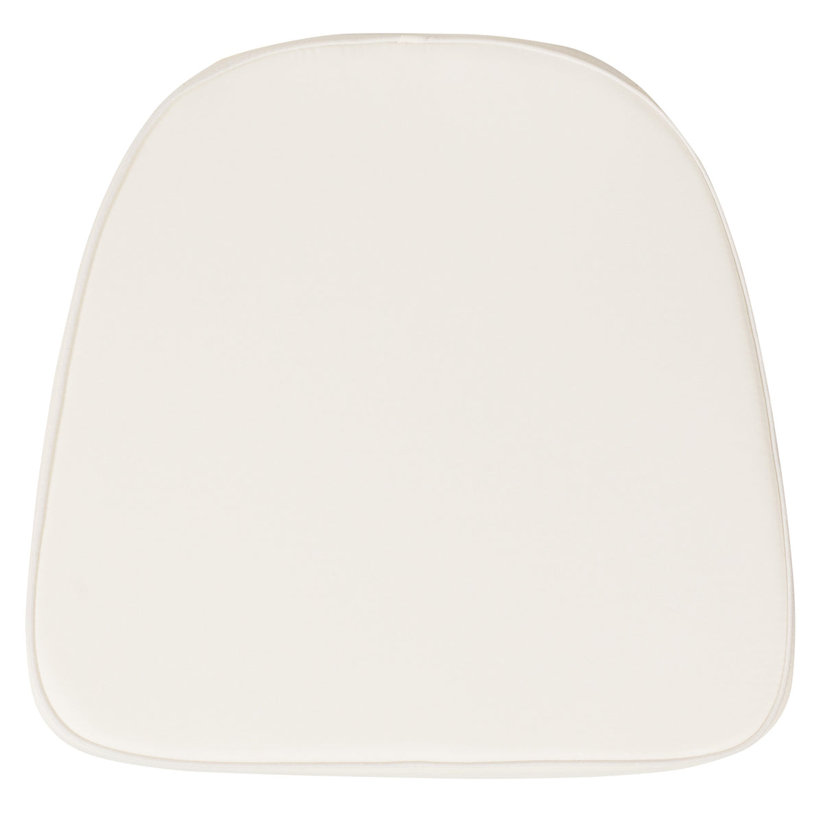 Ivory |#| Soft Ivory Fabric Chiavari Chair Cushion - Party and Dining Chair Accessories