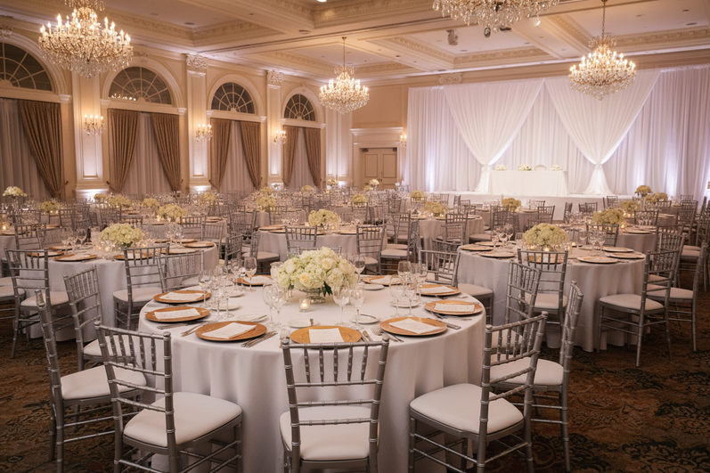 HERCULES Premium Chiavari Chairs in Venue Space
