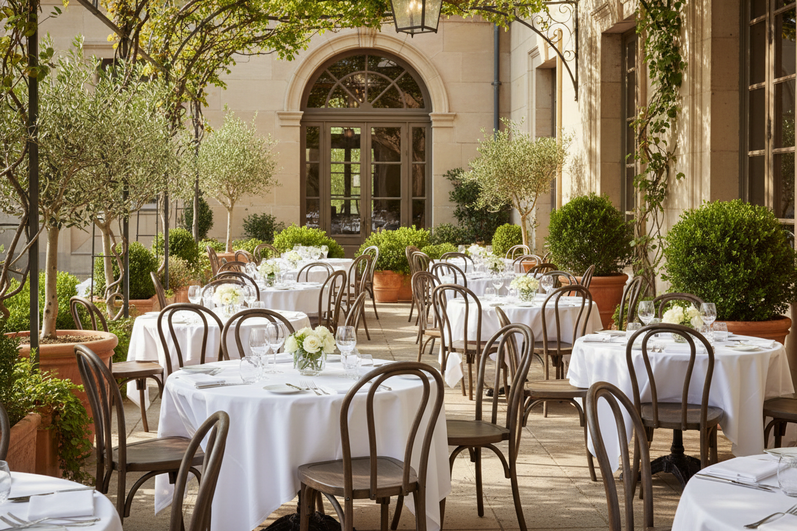 HERCULES Thonet Style Chairs at Outdoor Event